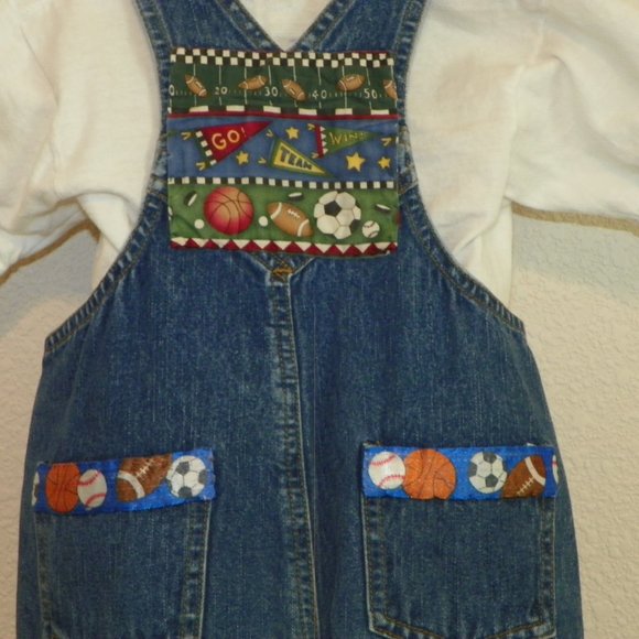Sport Denim Overalls Arizona Football Basketball - Picture 4 of 4